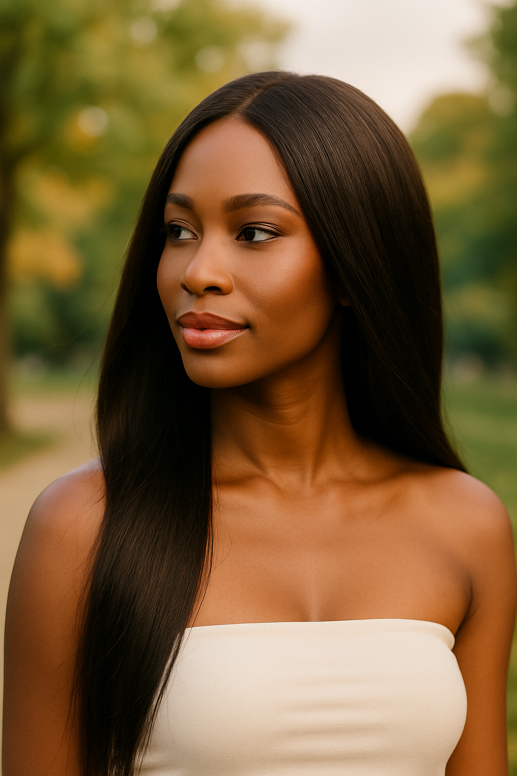 Grace: 100% Human Hair L Part Lace Front Wig