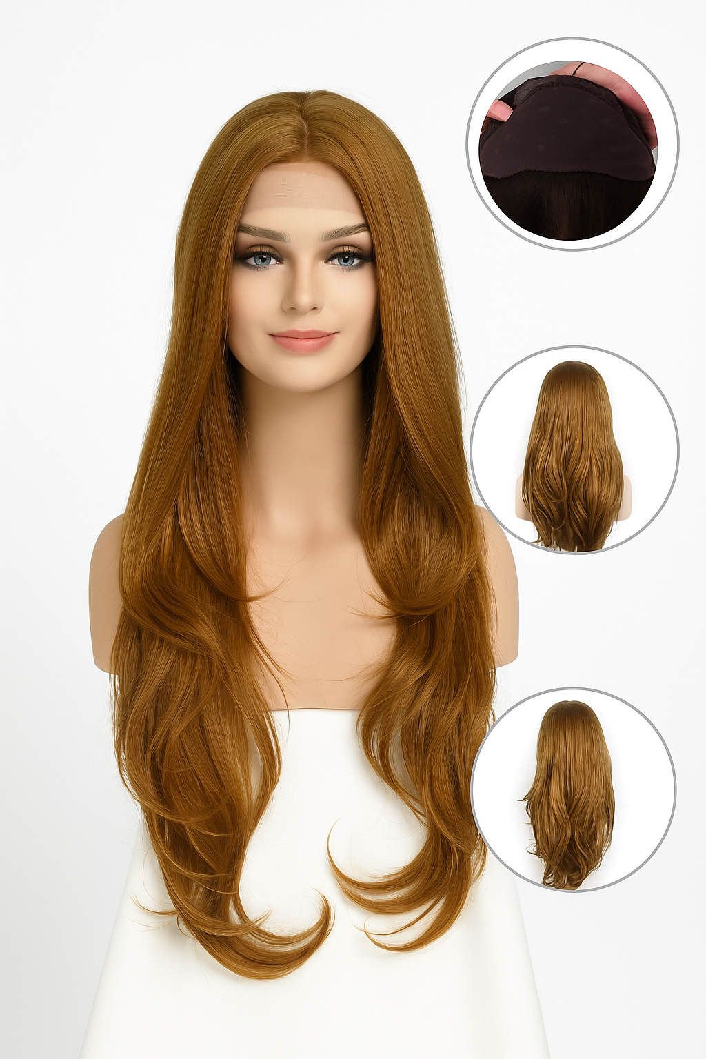 JESSICA PLUS: 13"x4" Lace Frontal Synthetic Wigs