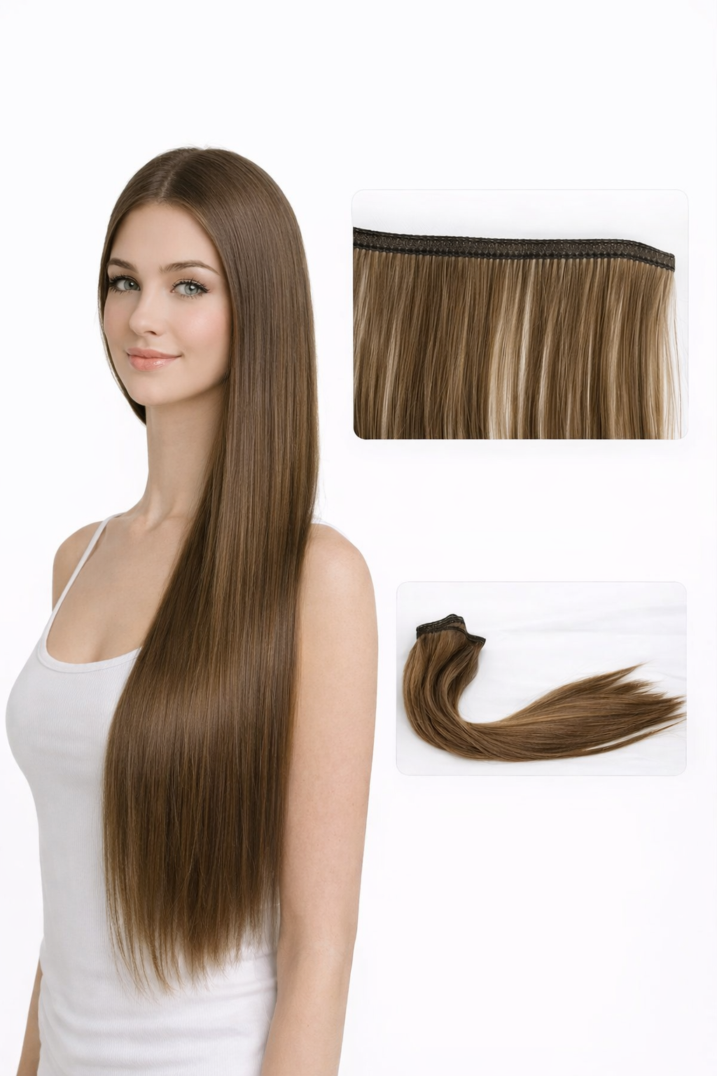 Flat Weft Hair – 100% Cuticle Remy Human Hair Weave (Thin & Seamless |100g)