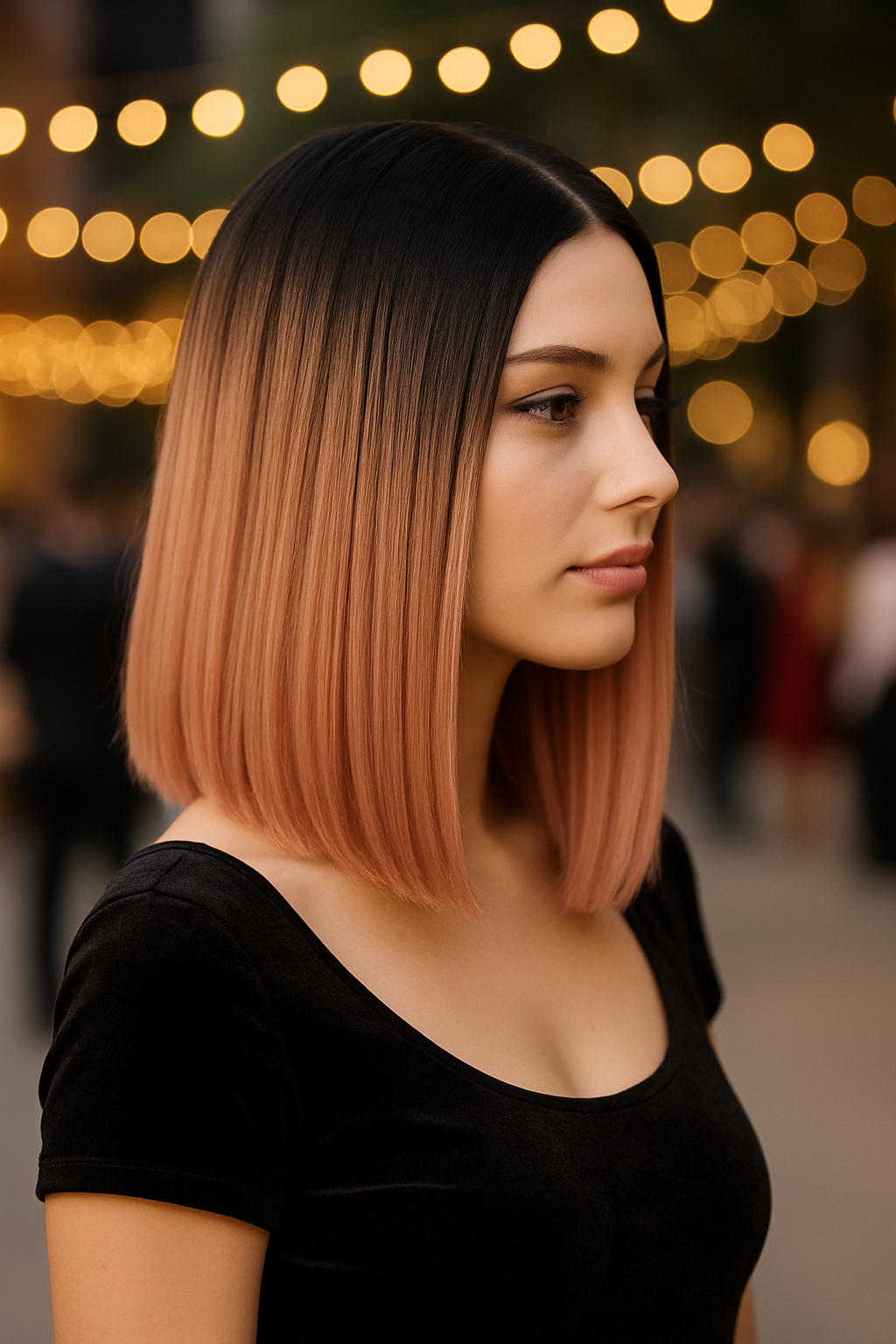 ABBY: Deep Part Lace Frontal Synthetic Wig