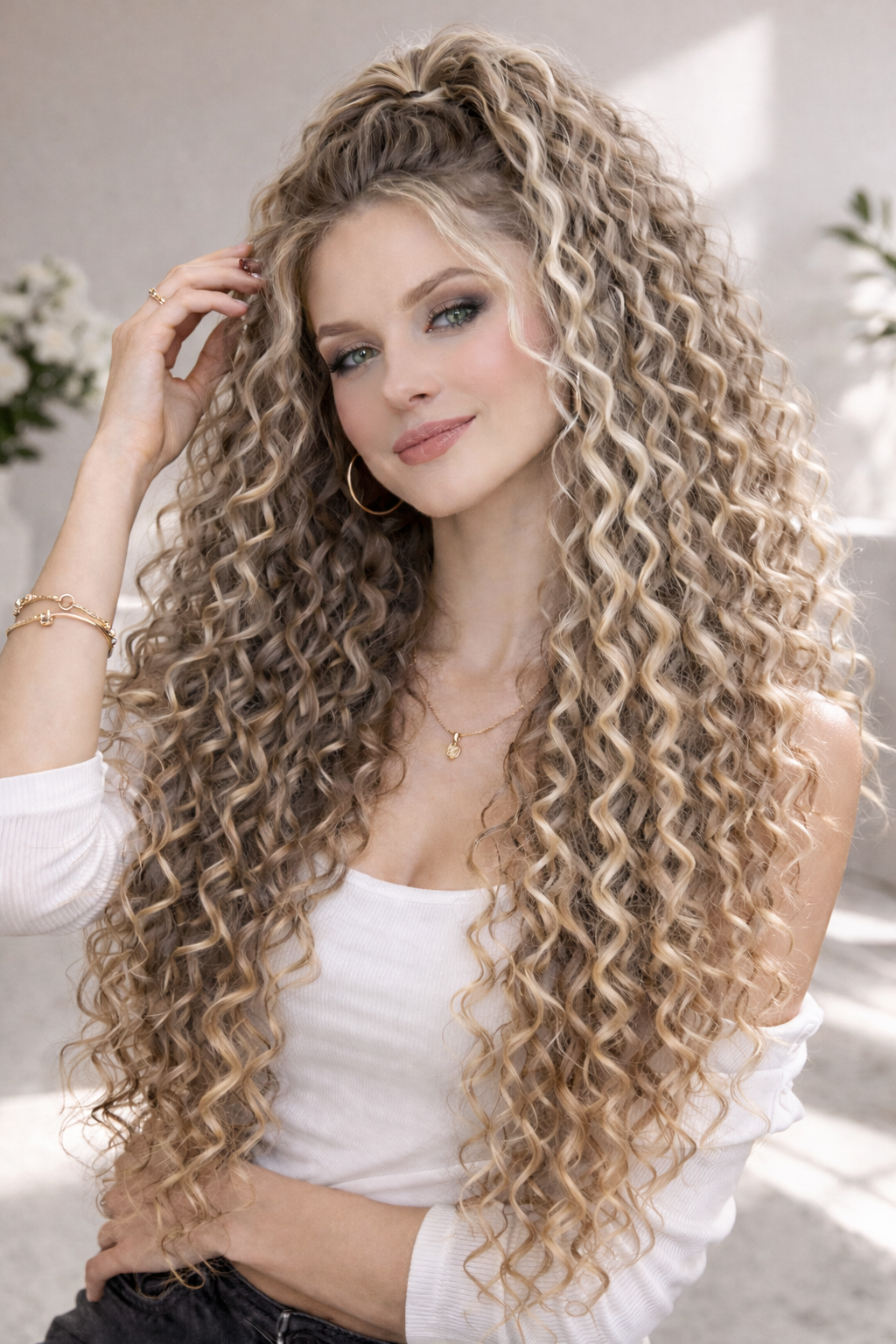 Synthetic 7PCS Clip in Brazilin WAVE 24" Extensions