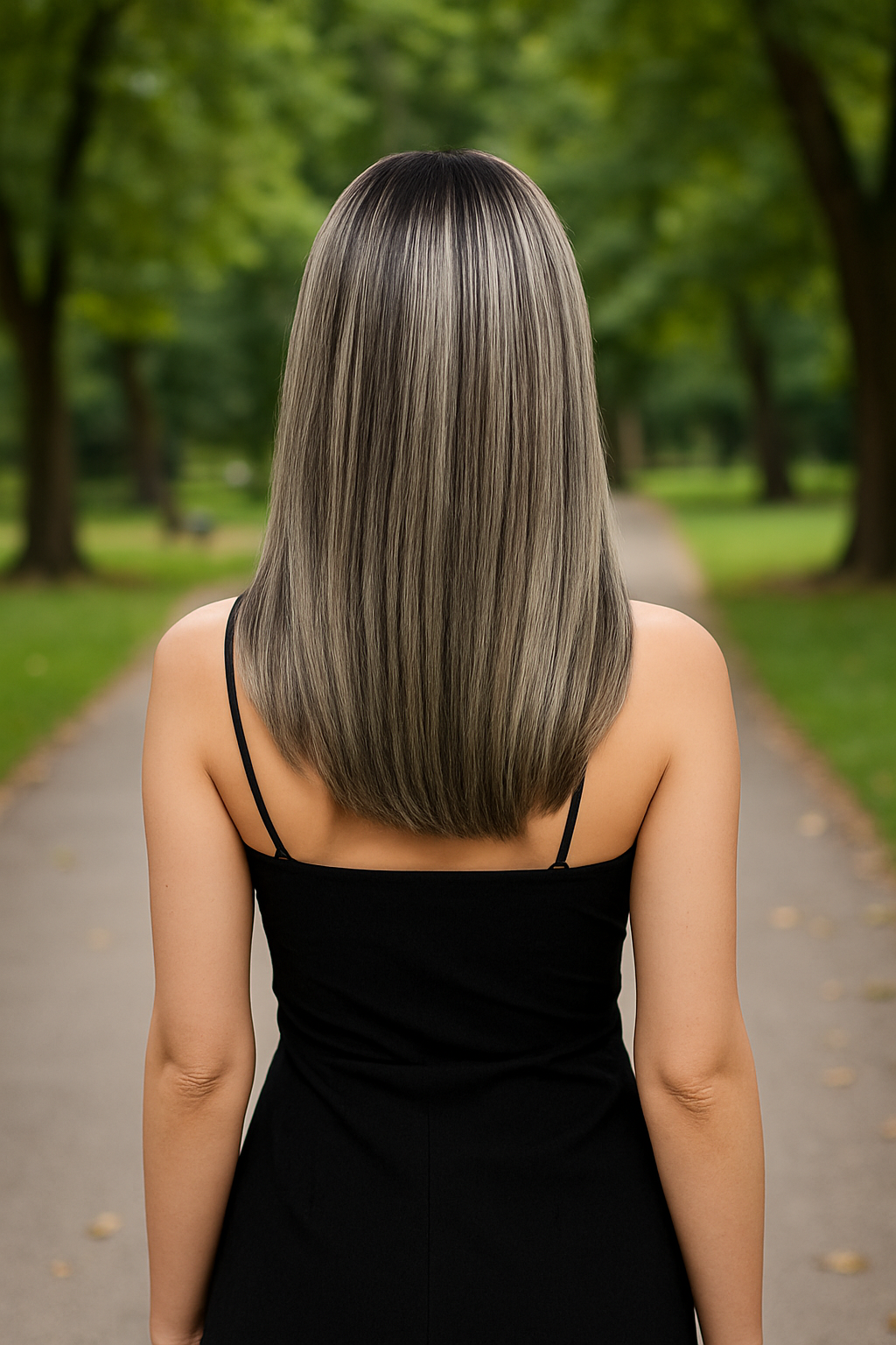 Ashley: Deep Part Lace Frontal Synthetic Wig