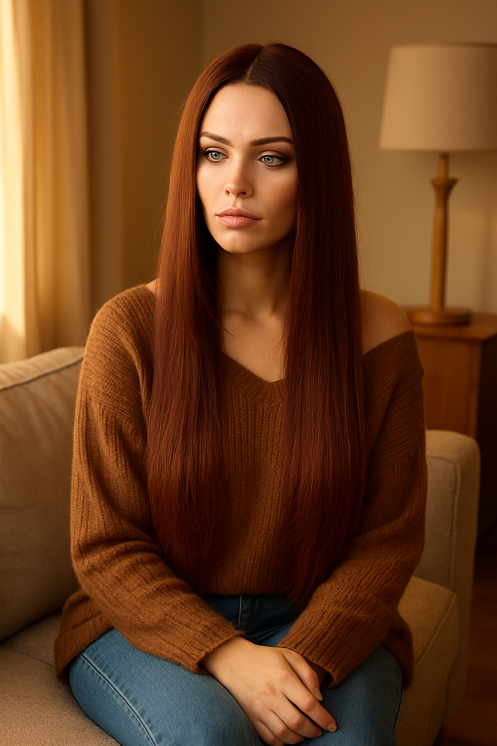 MAGGIE: Deep Part Lace Frontal Synthetic Wig