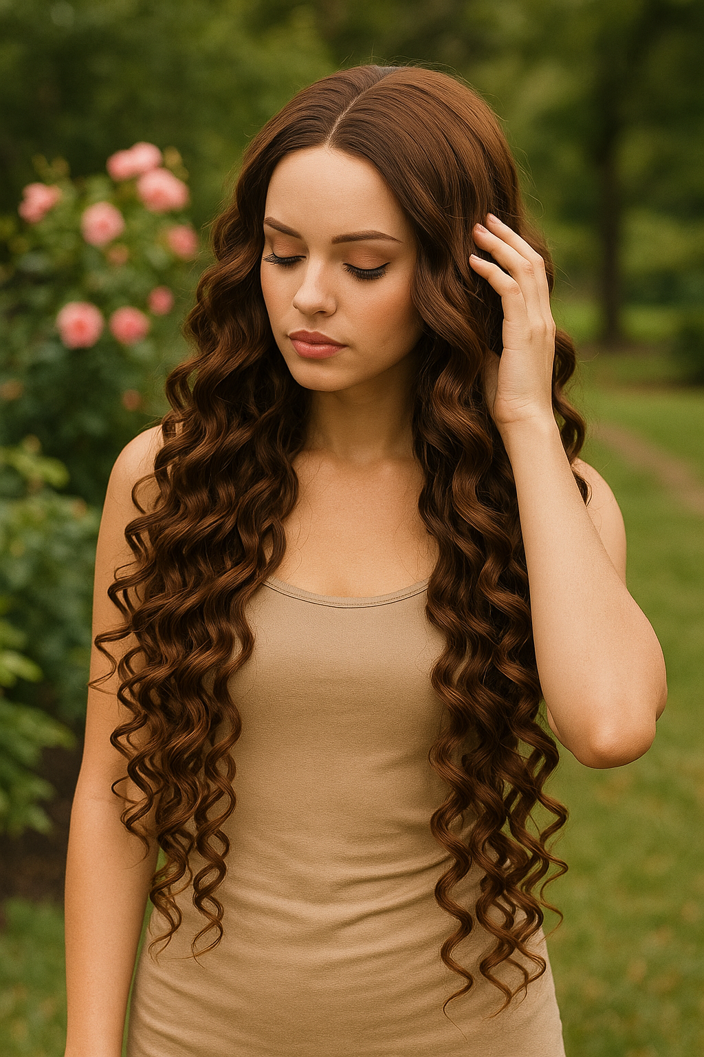 ANNA: Skin Lace Frontal Synthetic Wig