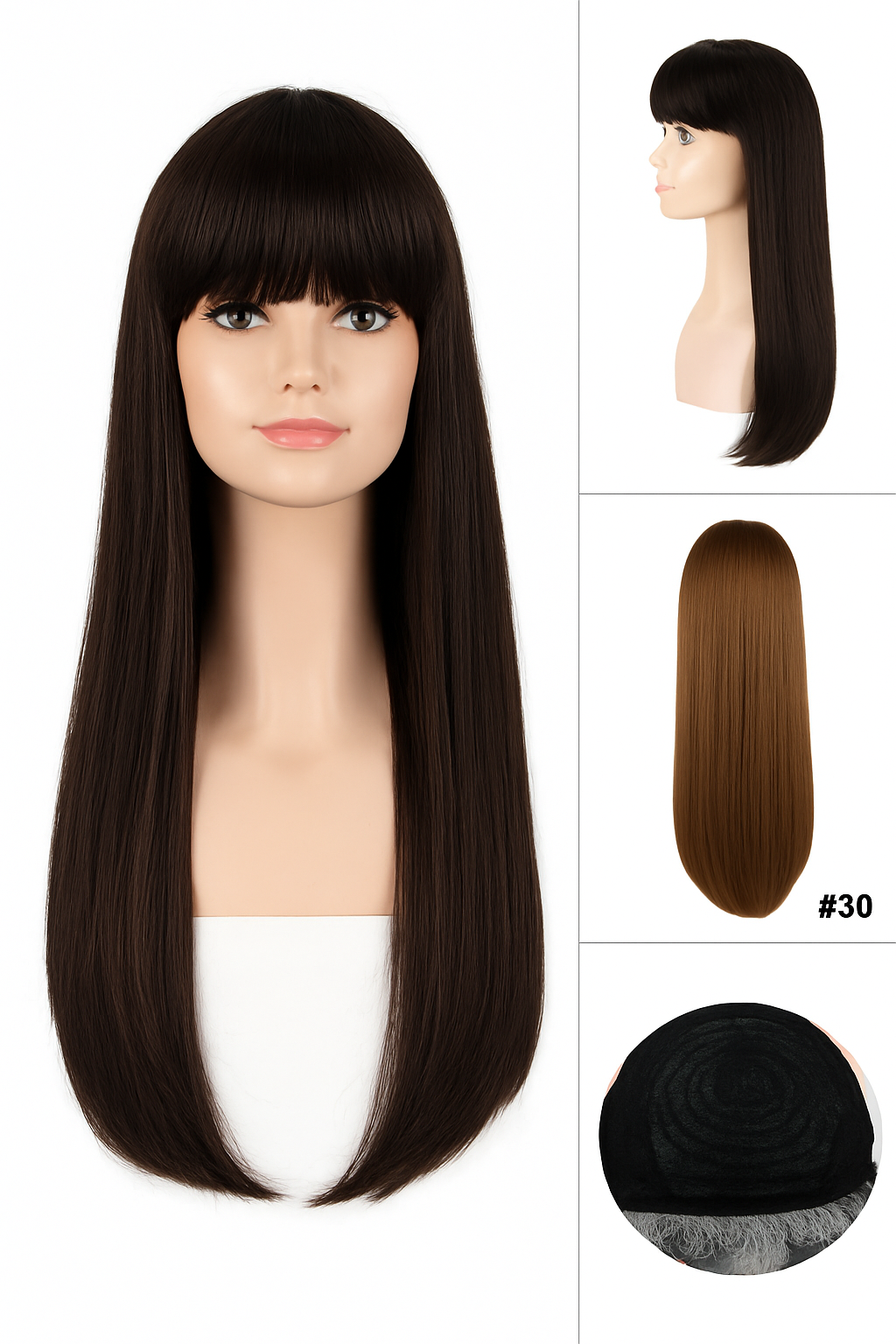 CRYSTAL: African American Daily Synthetic Wigs