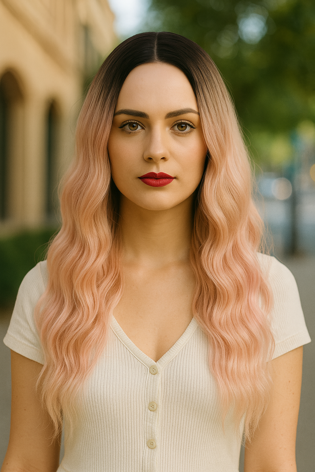 Alice: Deep Part Lace Frontal Synthetic Wig