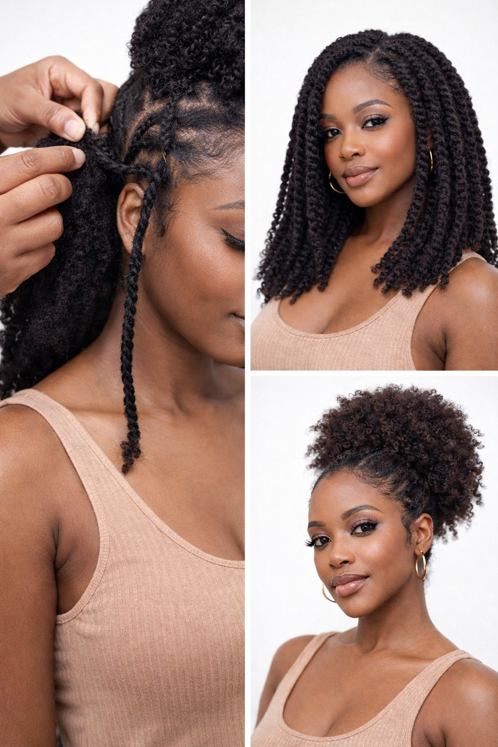 Afro Kinky Bulk Hair – 100% Human Hair – 50g