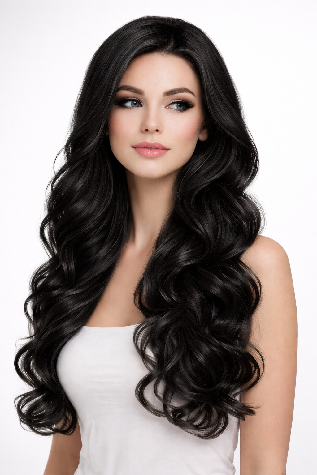 Synthetic 7PCS Clip In BODY WAVE 20" Extensions