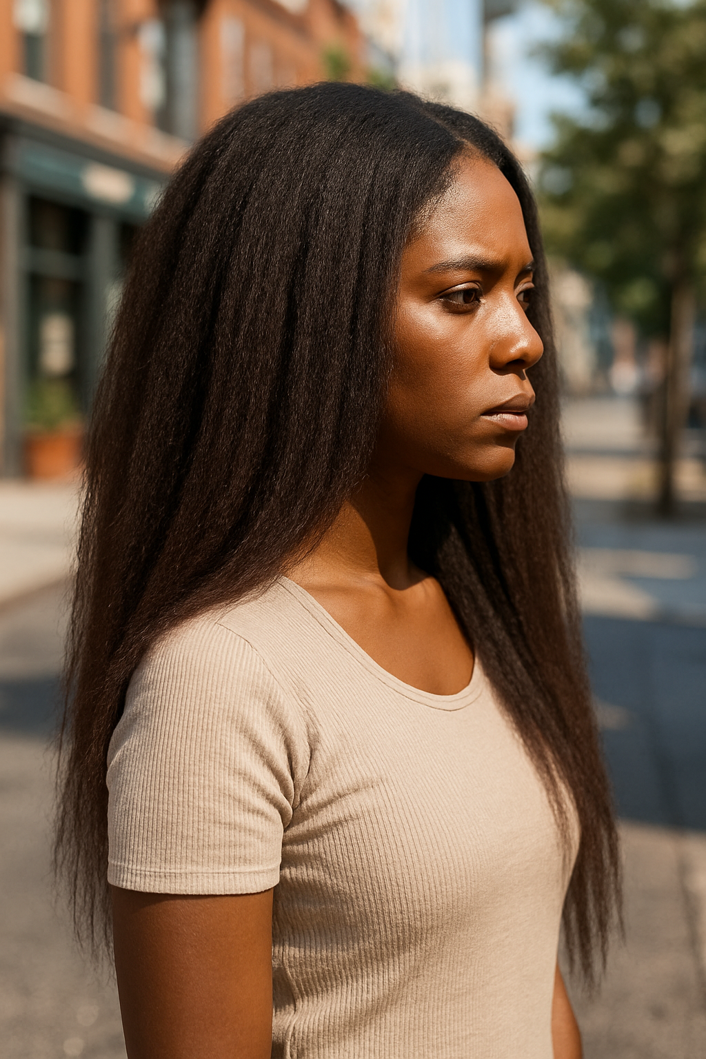 ADY: Skin Lace Frontal Synthetic Wig