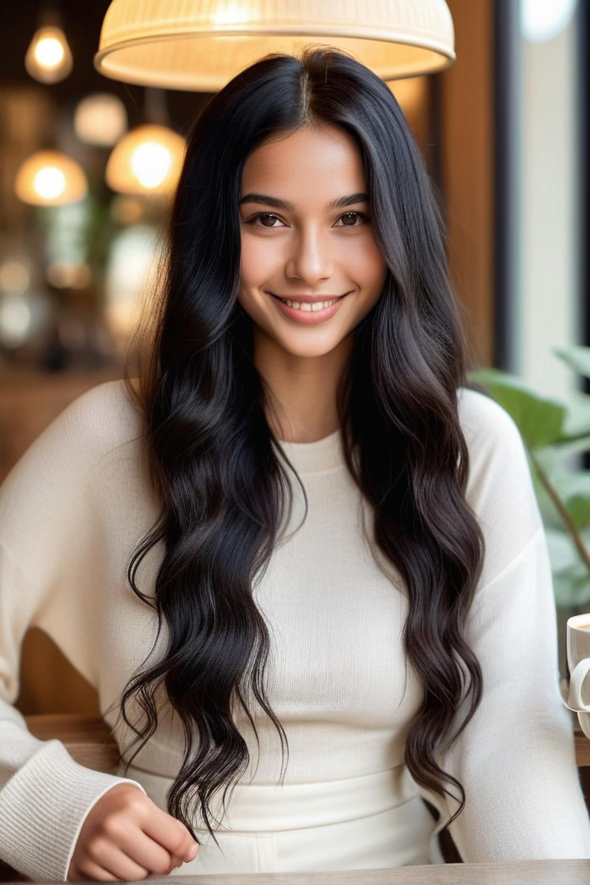 Alysa: Deep Part Lace Frontal Synthetic Wig
