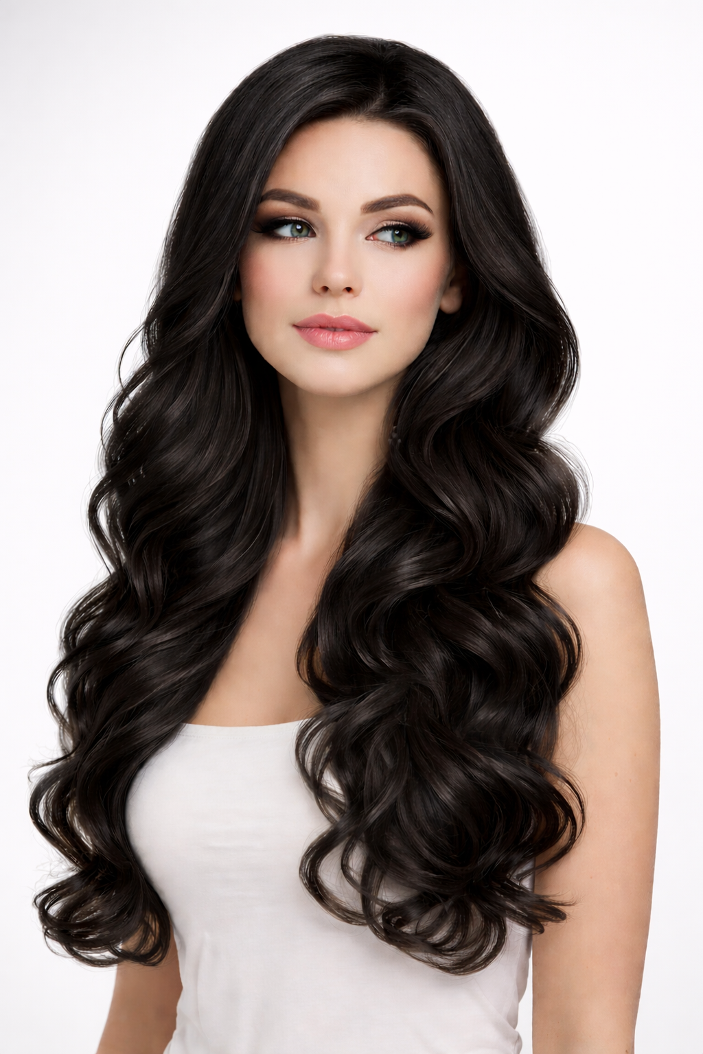 Synthetic 7PCS Clip In BODY WAVE 20" Extensions