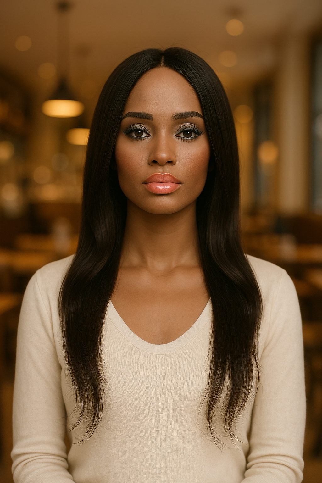 Grace-L: 100% Human Hair 13"x4" Free Part Lace Front Wig