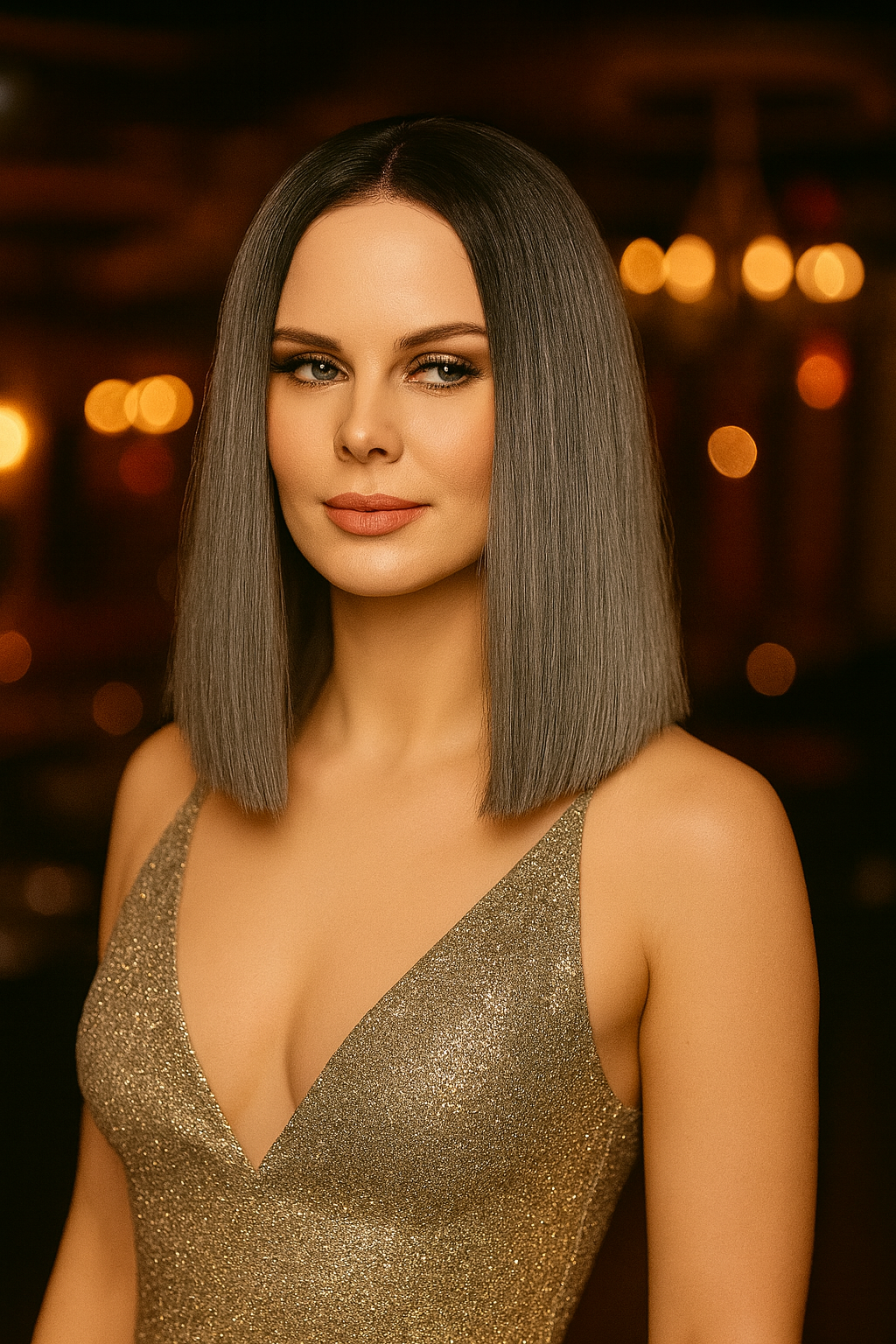 ABBY: Deep Part Lace Frontal Synthetic Wig