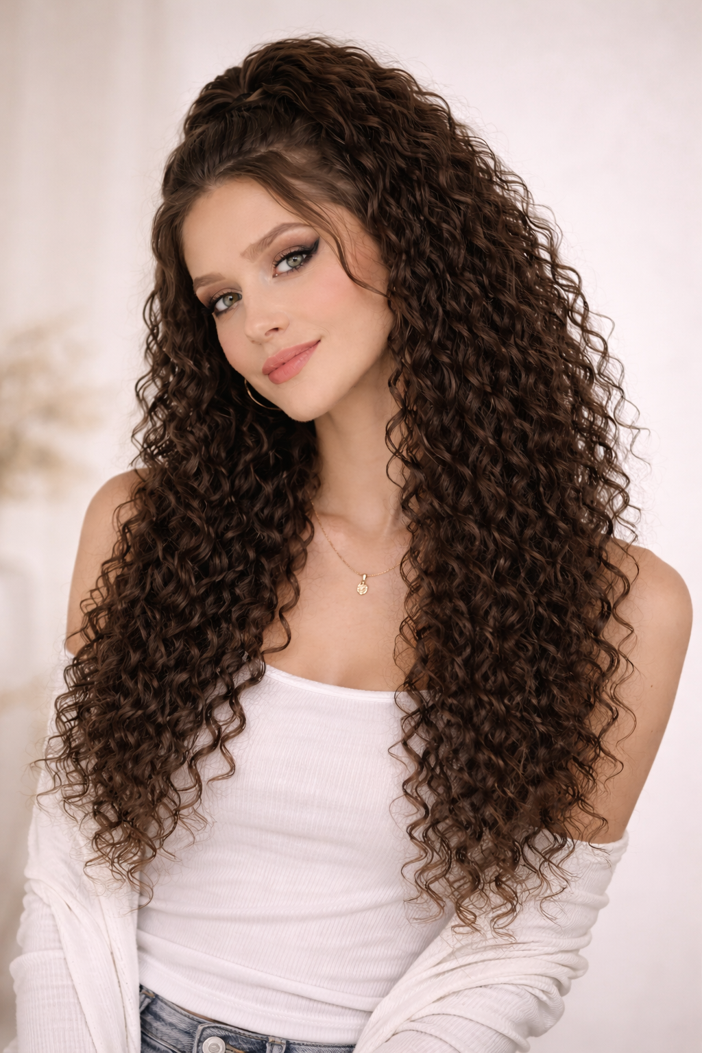 Synthetic 7PCS Clip in Brazilin WAVE 24" Extensions