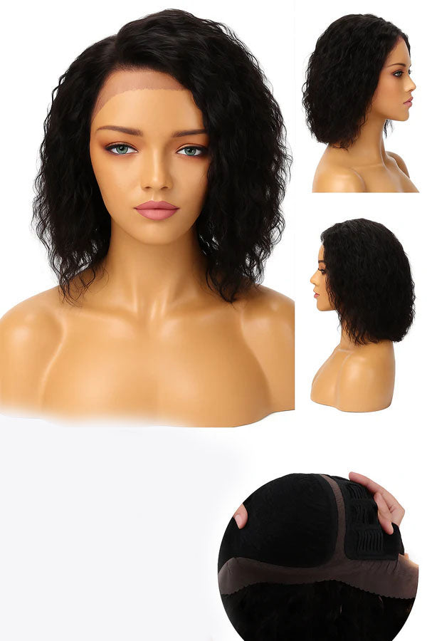 Florence: 100% Human Hair L Part Lace Frontal Wig