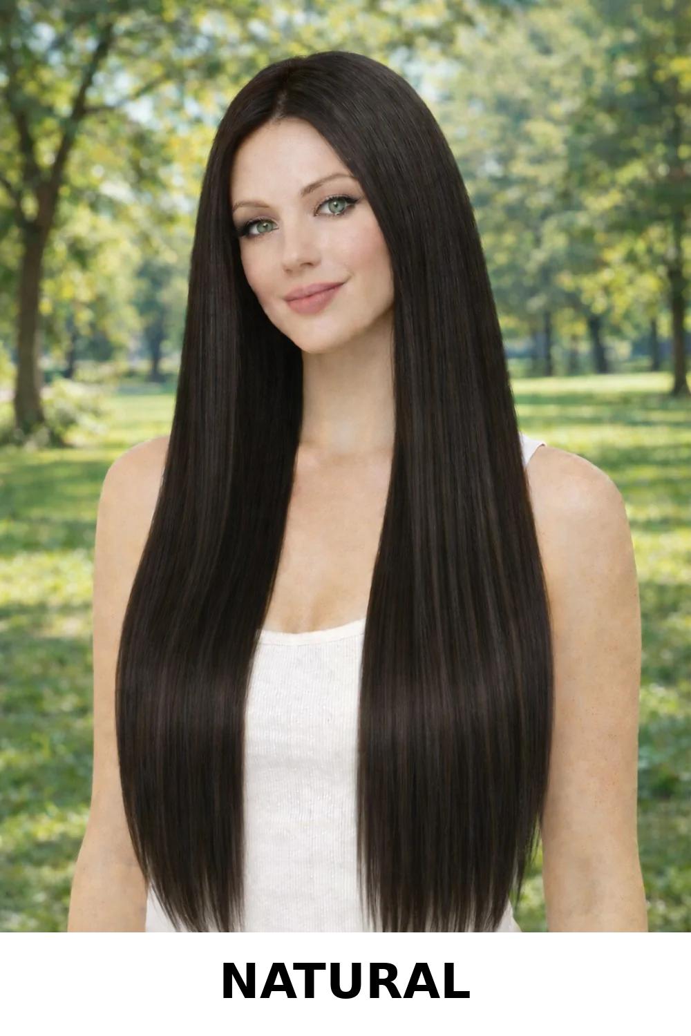 100% Unprocessed Human Hair Extensions 7PCS Clip In 18" 20"