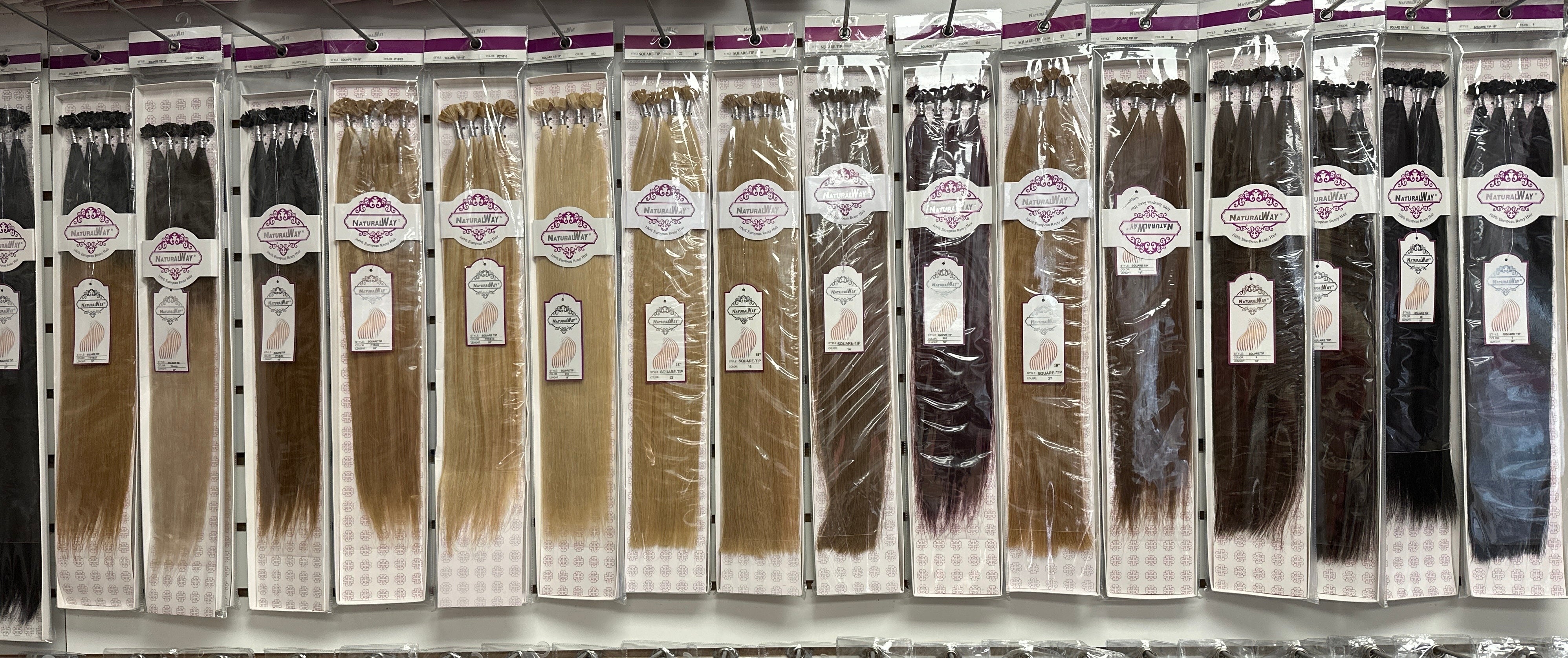 SQUARE TIP (100pcs) Remy Human Hair Extensions