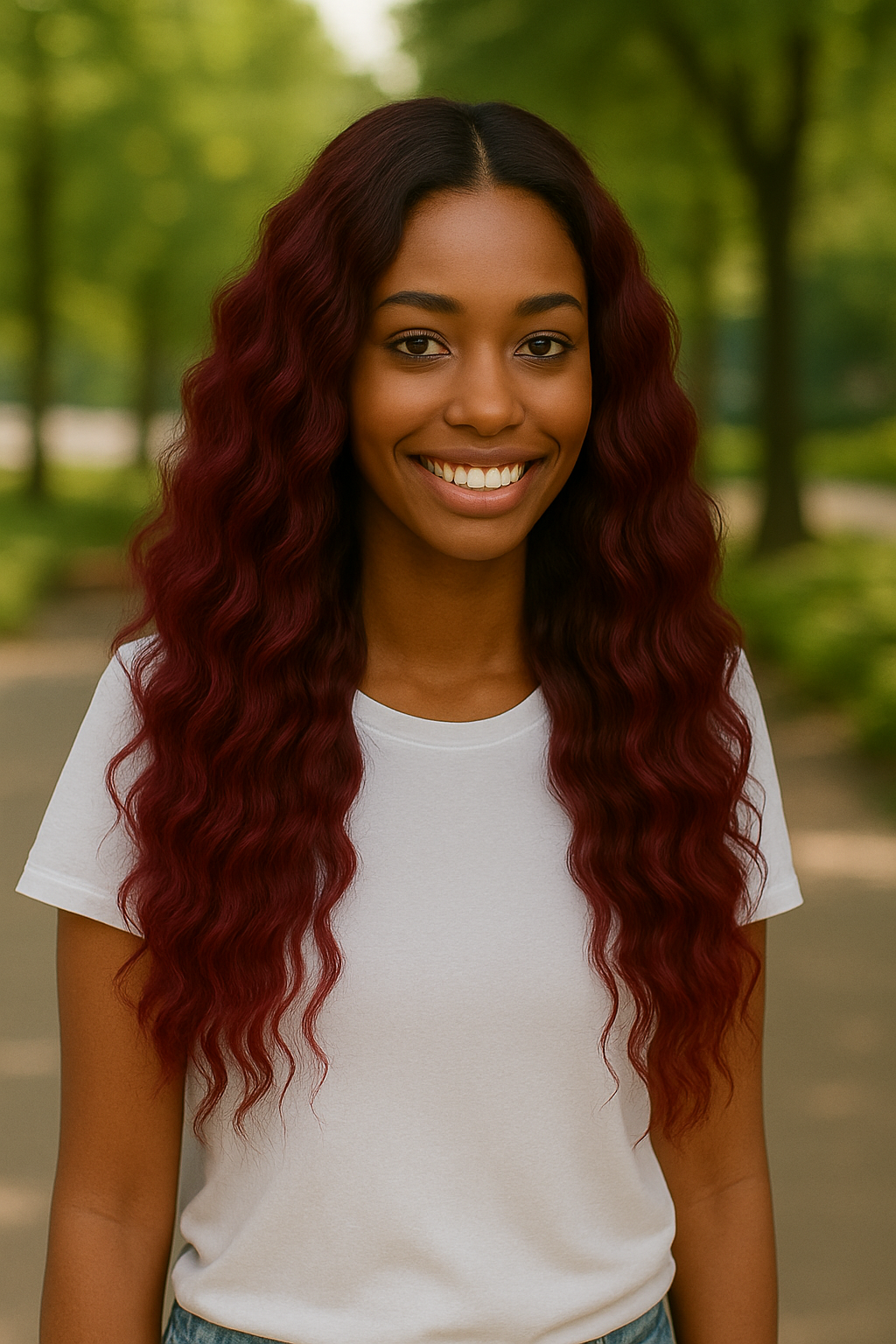 NANCY: Skin Lace Frontal Synthetic Wig