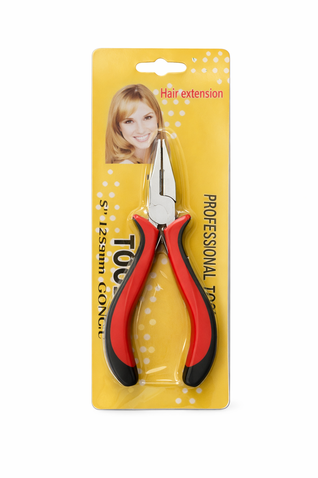 Hair Extension Pliers – Straight Tip Tool for Micro Rings & Beads (1 PC)