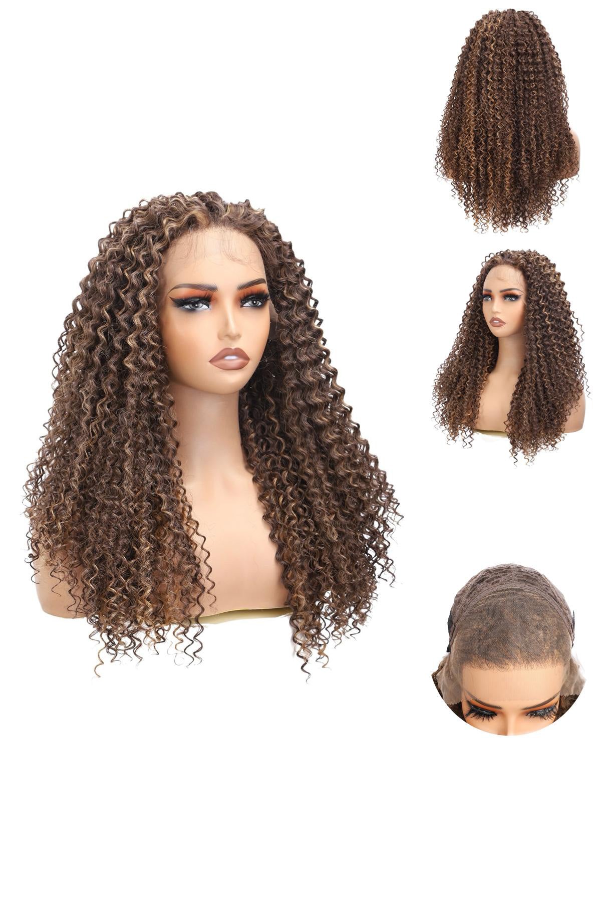 SALLY PLUS: 13"x4" Lace Frontal Synthetic Wigs
