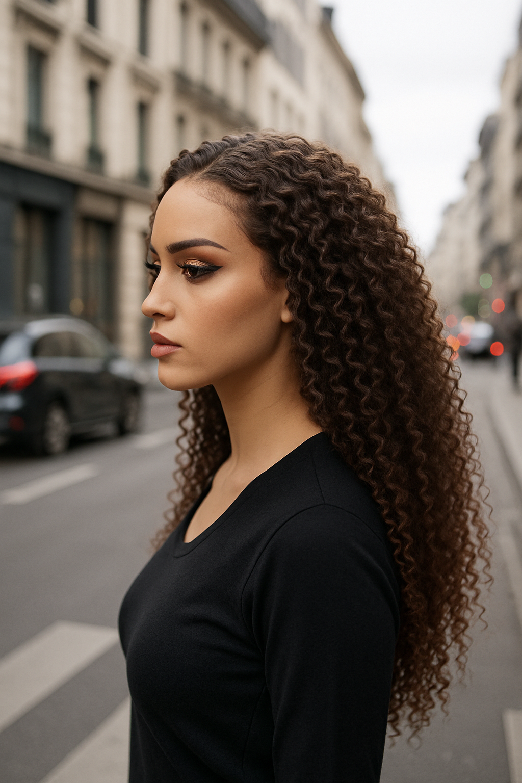 SARAH PLUS: 13"x4" Lace Frontal Synthetic Wigs