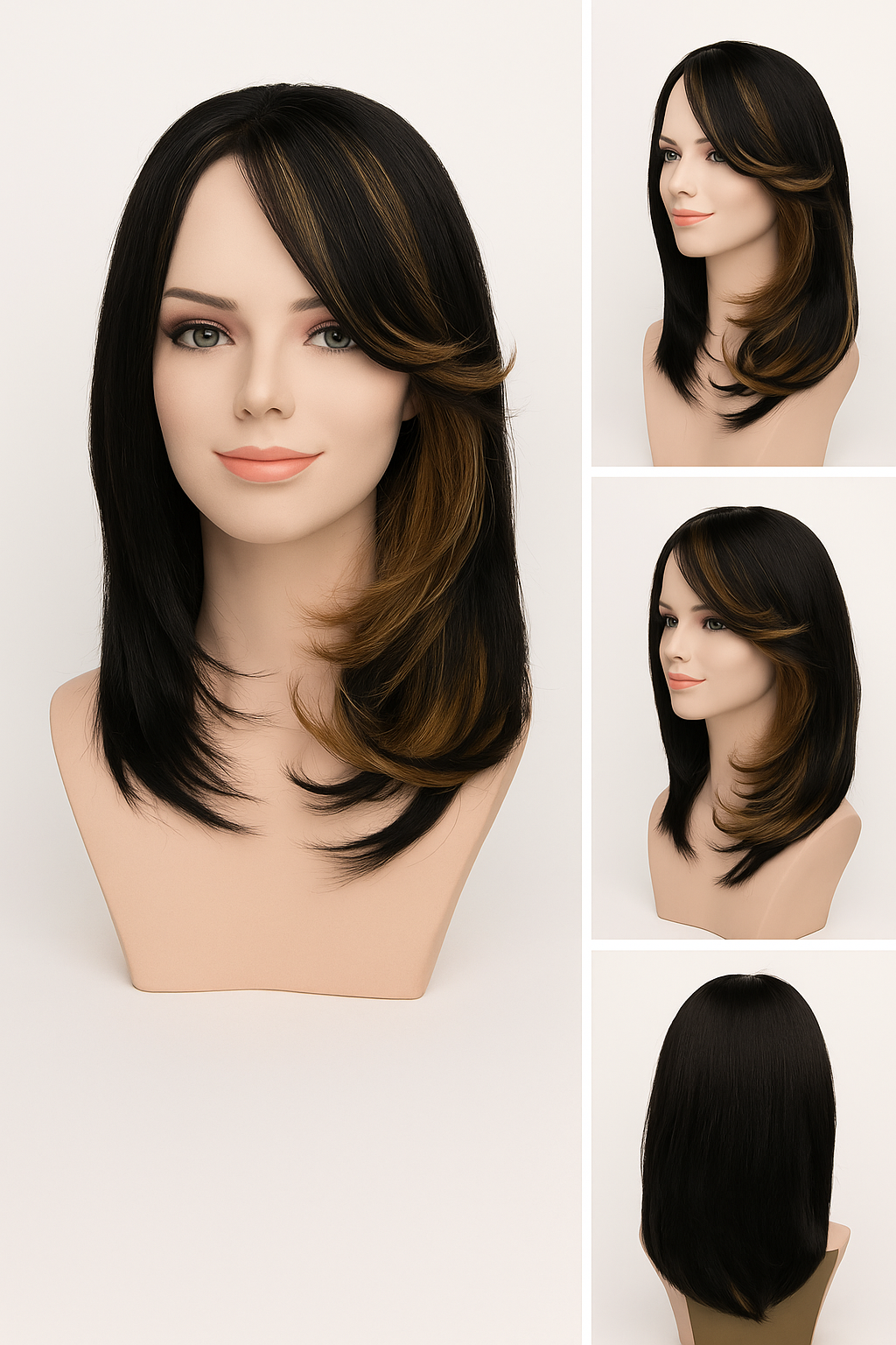 CAROL: African American Daily Synthetic Wigs