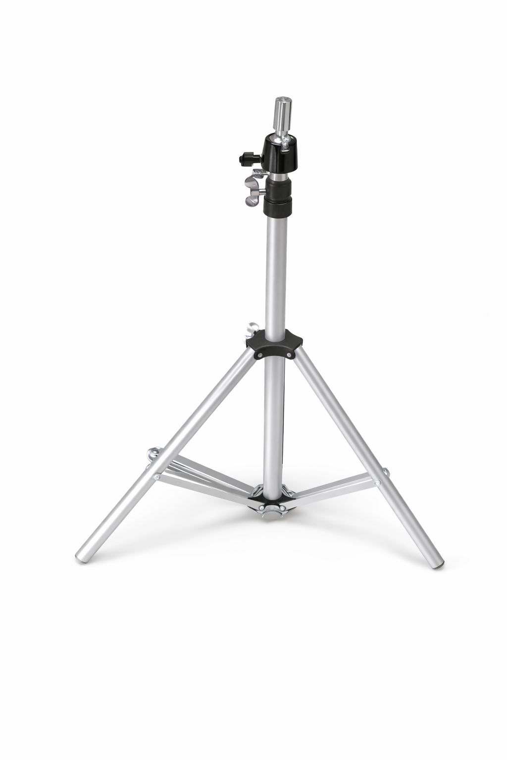Stainless Steel Adjustable Wig Stand Tripod (0.5–5 ft) – Mannequin Head Stand for Wig Display & Styling