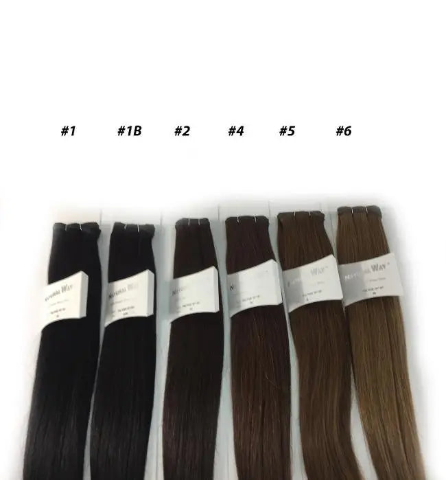 Flat Weft Hair – 100% Cuticle Remy Human Hair Weave (Thin & Seamless |100g)