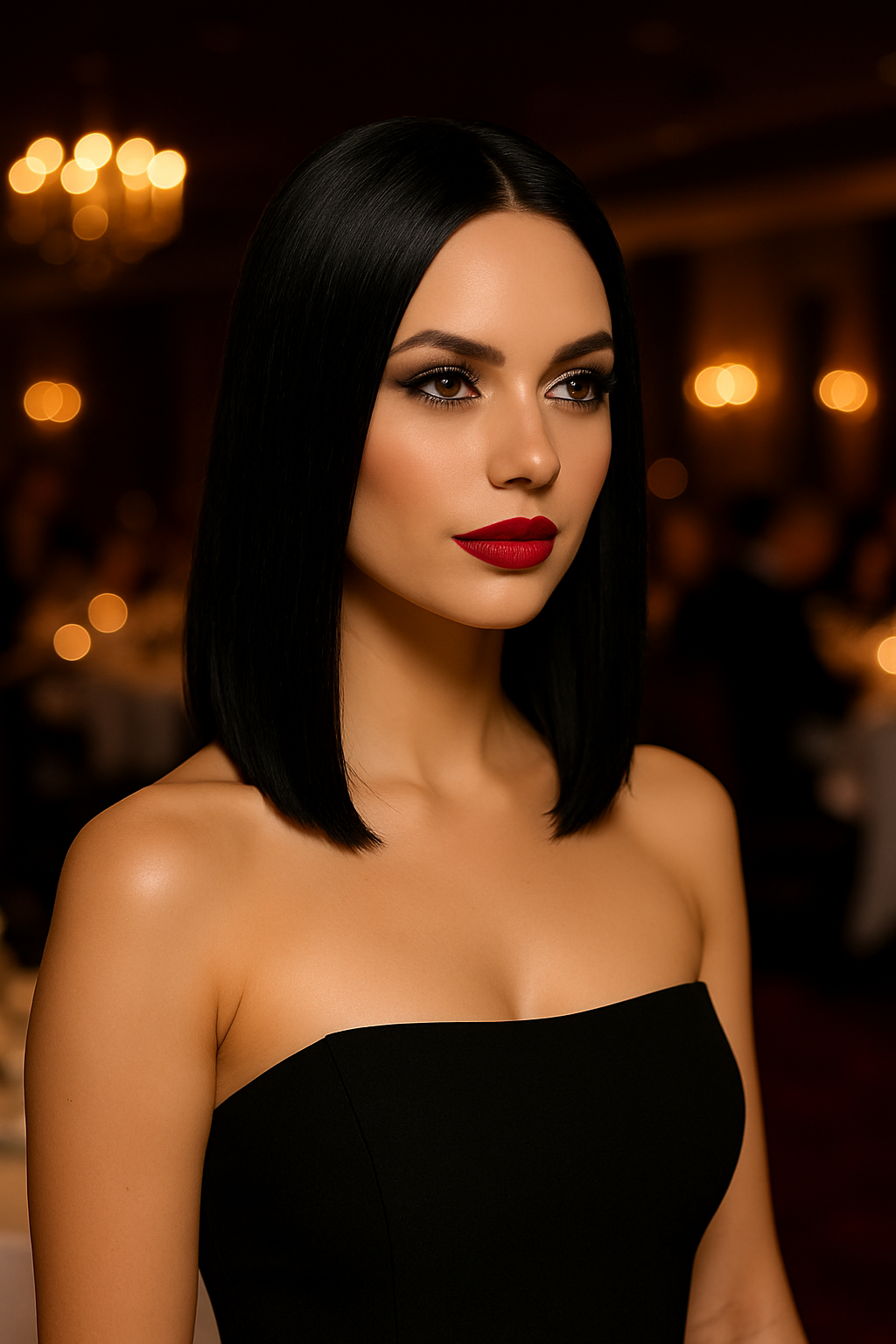 ABBY: Deep Part Lace Frontal Synthetic Wig