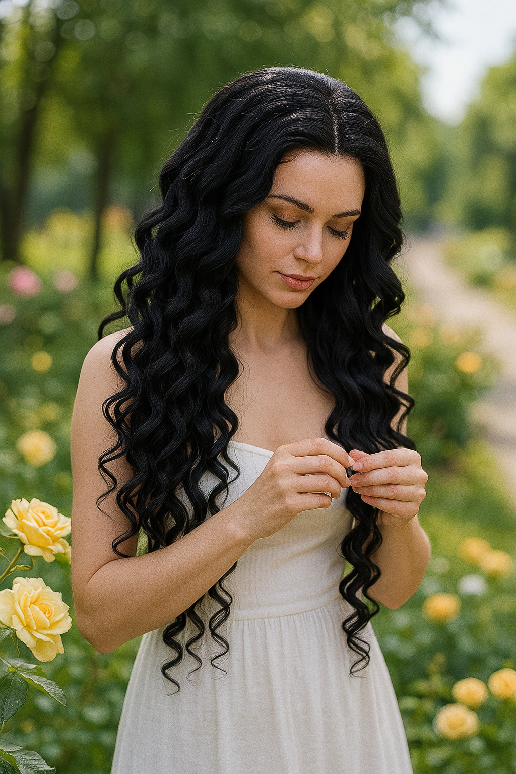 ANNA: Skin Lace Frontal Synthetic Wig