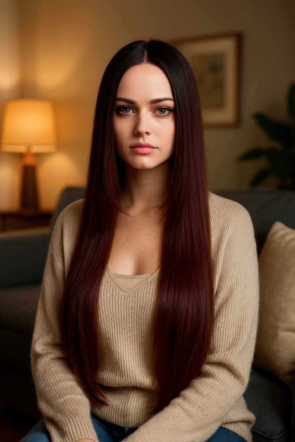 MAGGIE: Deep Part Lace Frontal Synthetic Wig