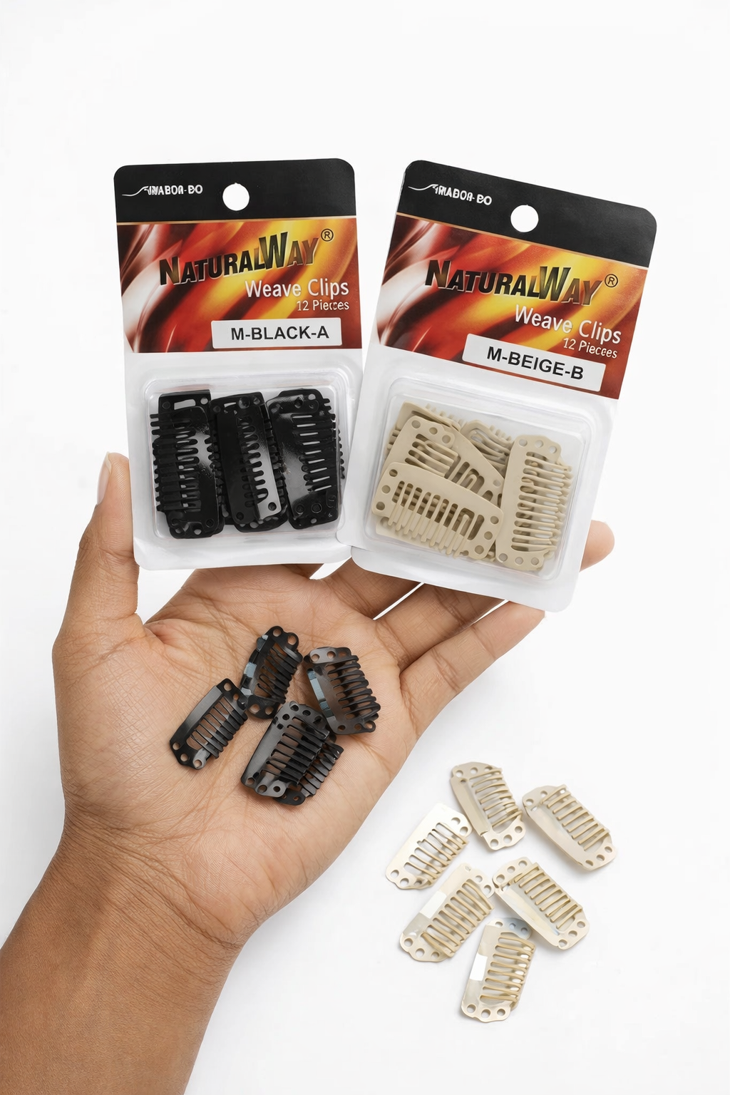 NaturalWay Weave Clips – Wig & Hair Extension Clips