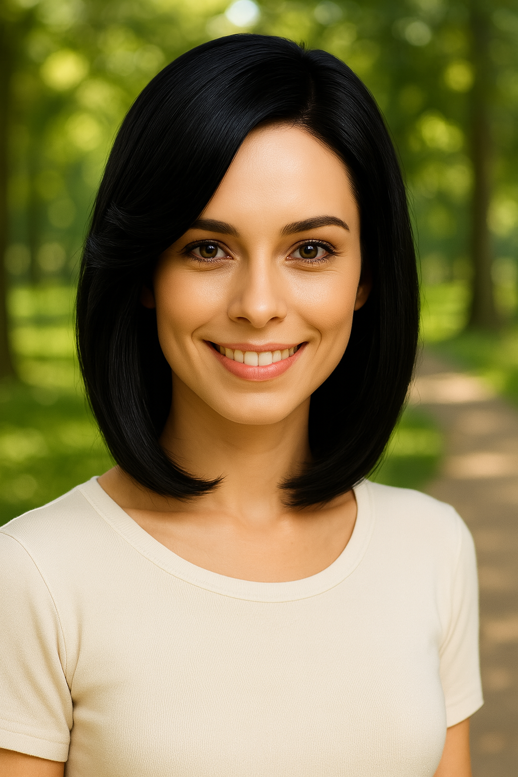 Amber: Skin Lace Frontal Synthetic Wig