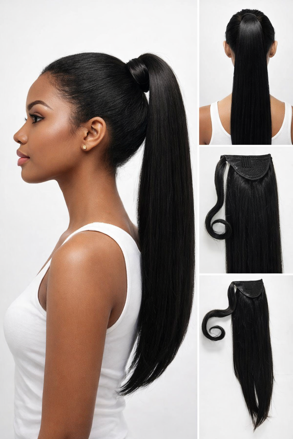 Synthetic Hair Extensions Pony Wrap 18" 22"