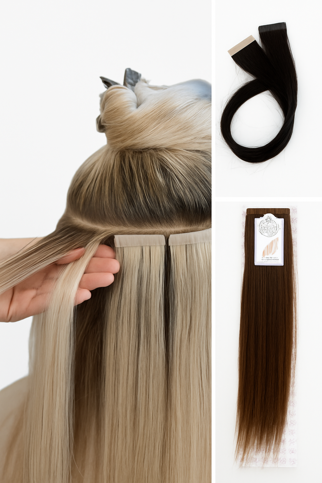 TAPE IN EXTENSION (24PC-PK) Remy Human Hair Extensions