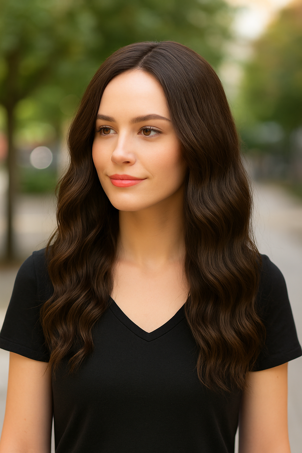 Alice: Deep Part Lace Frontal Synthetic Wig