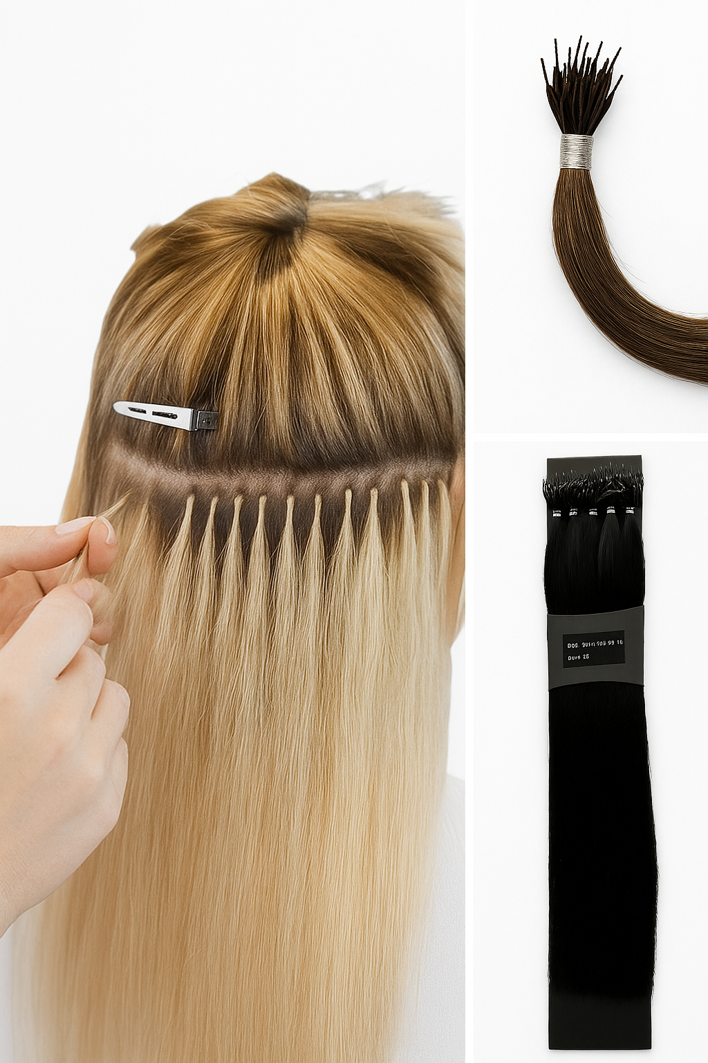 100% Cuticle Remy Human Hair Extensions Nano Link –  18” / 22” (100g)