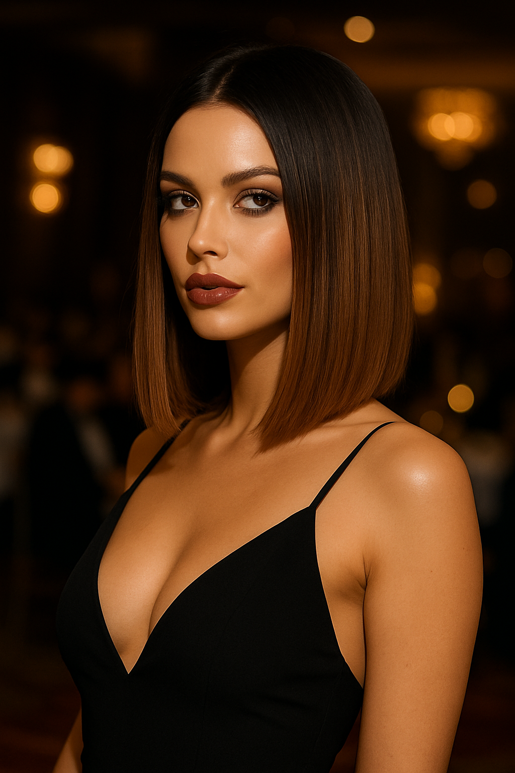 ABBY: Deep Part Lace Frontal Synthetic Wig