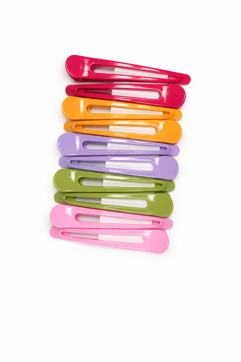 Hair Clips – Plastic Sectioning Clips, Assorted Colors (10 PCS/Pack)