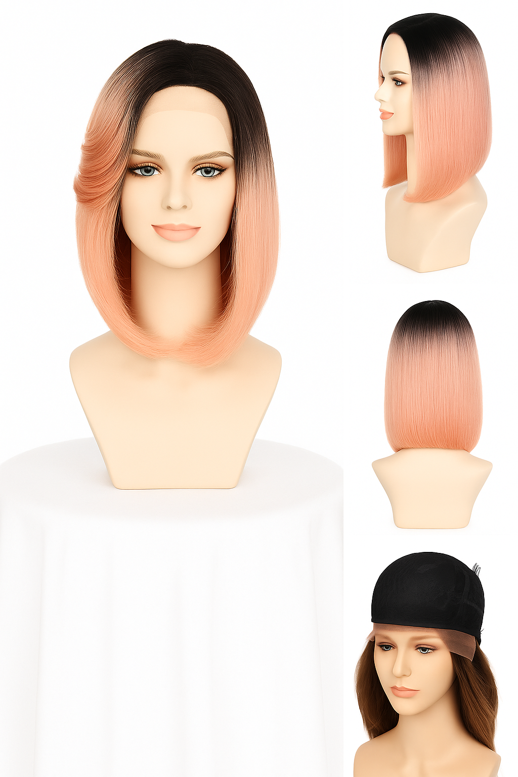 Amber: Skin Lace Frontal Synthetic Wig