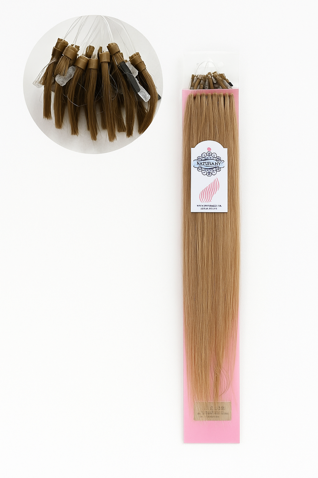 DOUBLE LOOP EXTENSION (20pcs) Remy Human Hair Extensions 18"