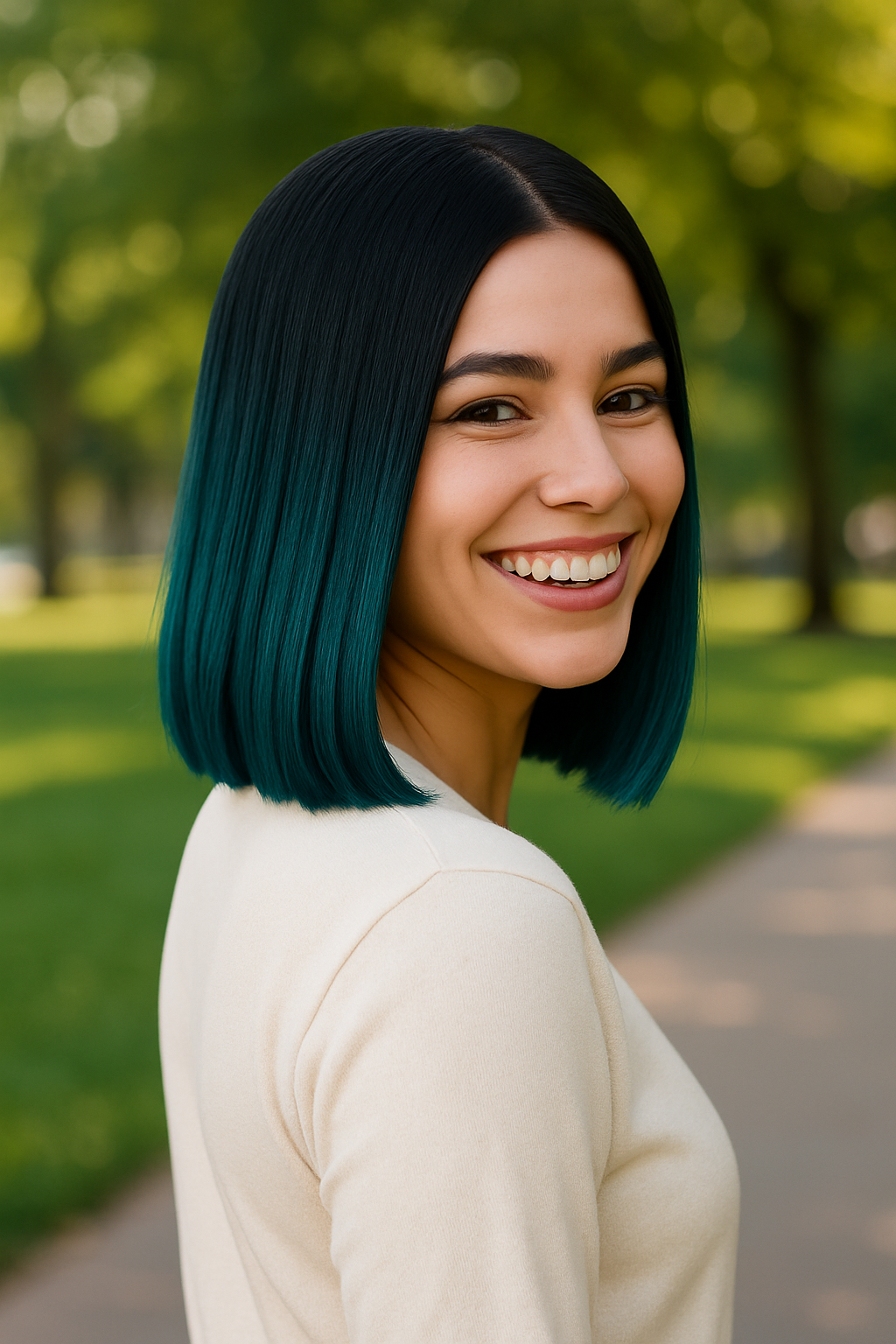 ABBY/S: Deep Part Lace Front Synthetic Wig