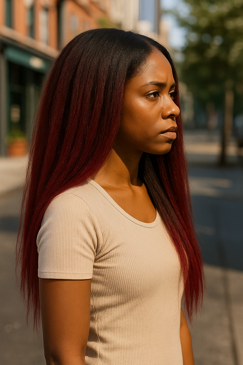 ADY: Skin Lace Frontal Synthetic Wig