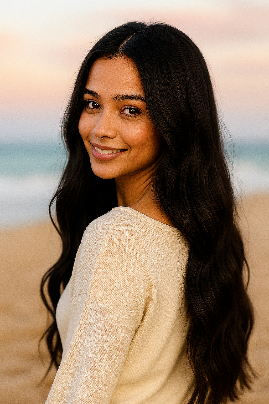 Alysa: Deep Part Lace Frontal Synthetic Wig