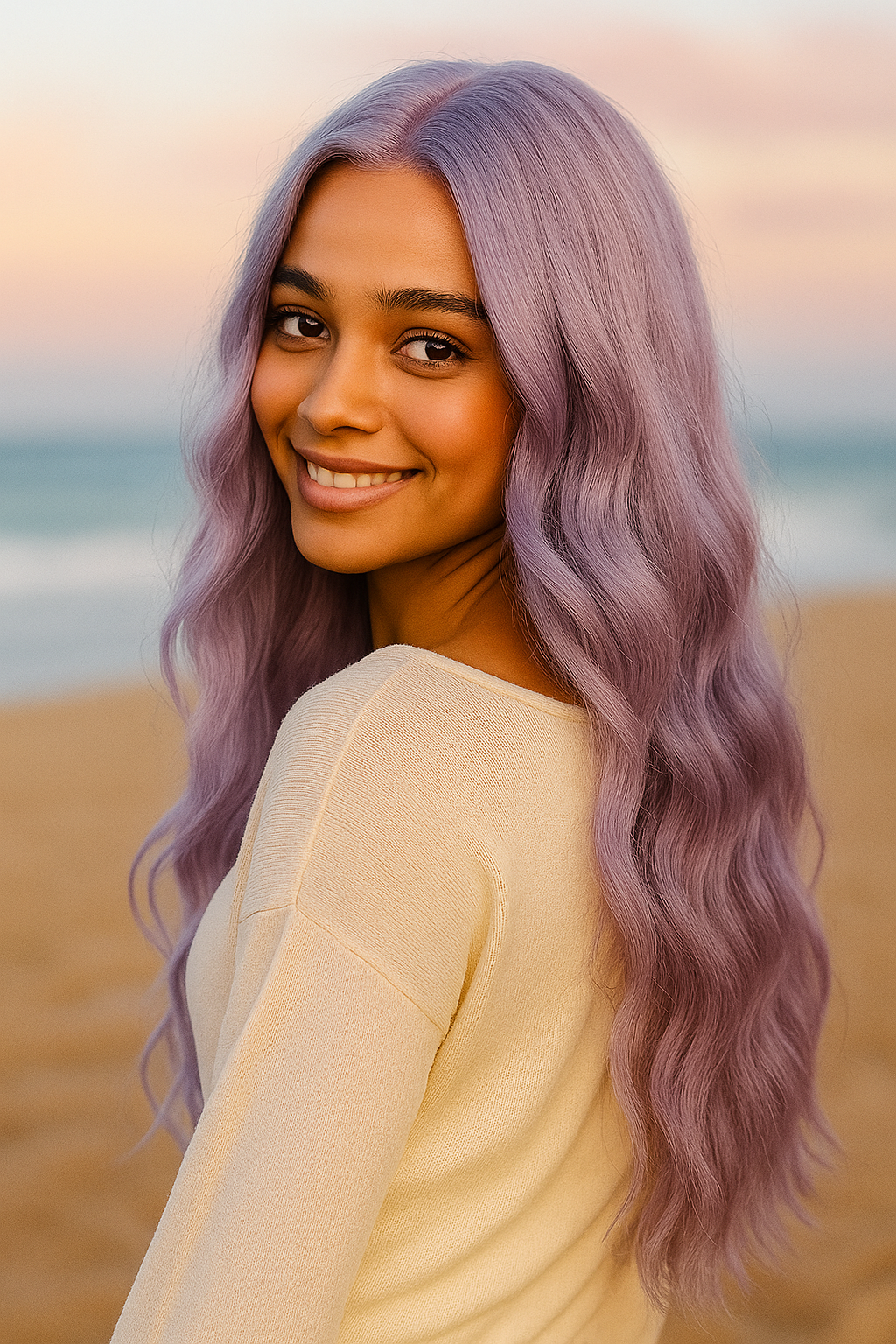 Alysa: Deep Part Lace Frontal Synthetic Wig