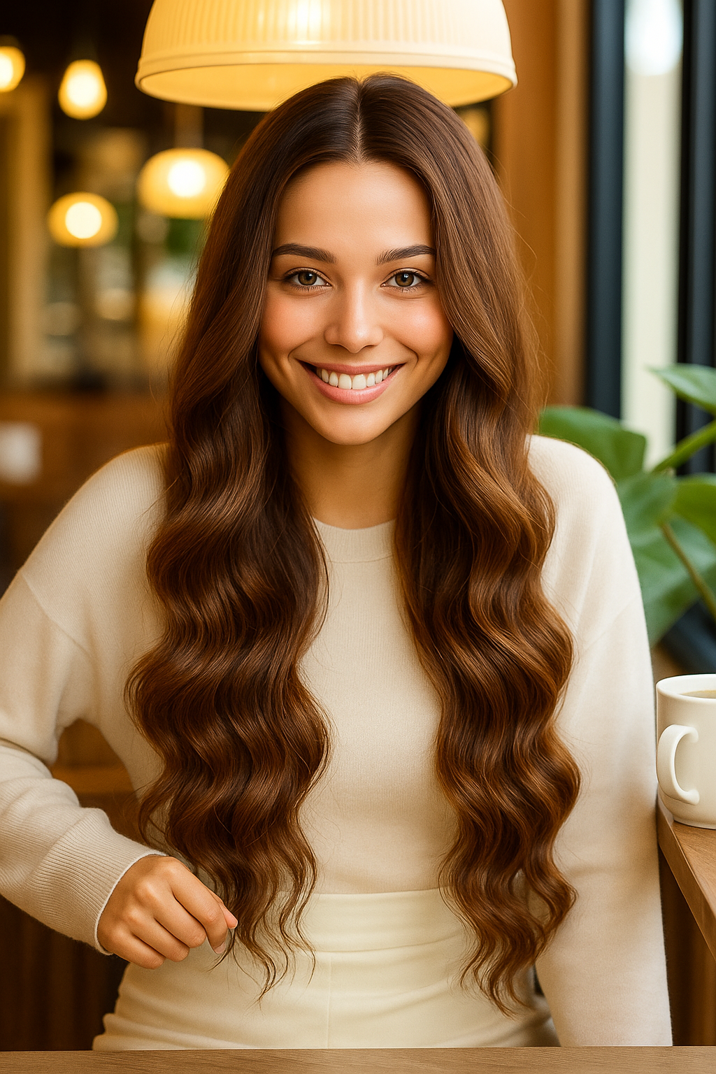 Alysa: Deep Part Lace Frontal Synthetic Wig