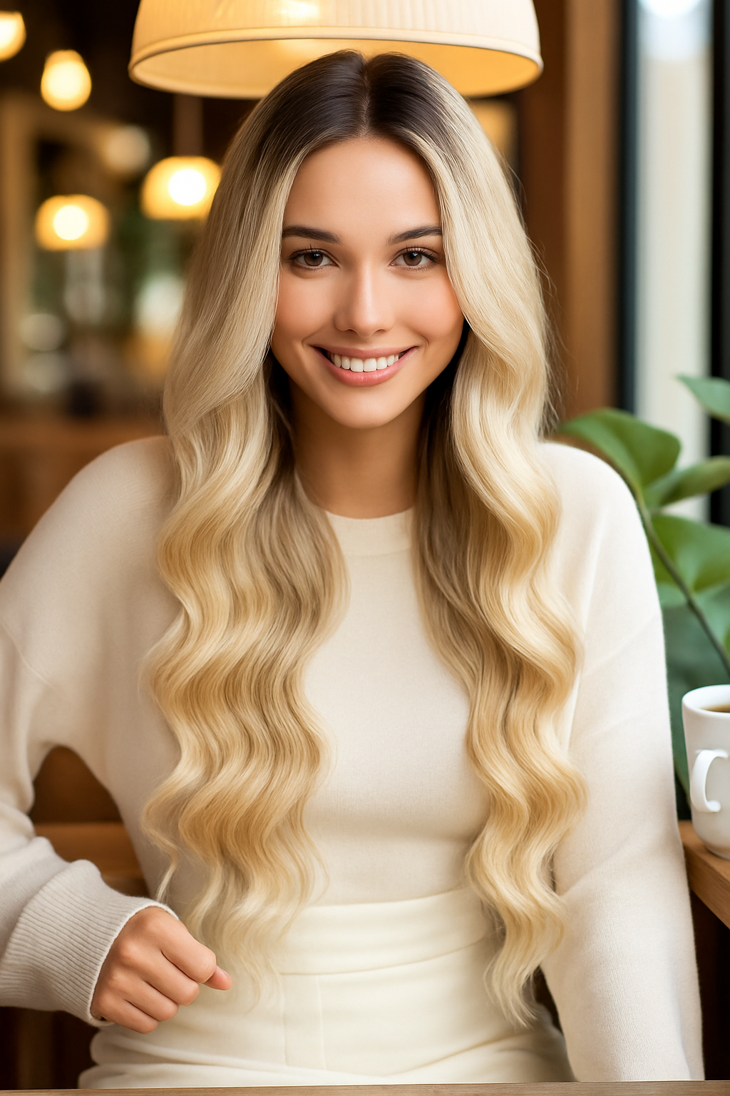 Alysa: Deep Part Lace Frontal Synthetic Wig