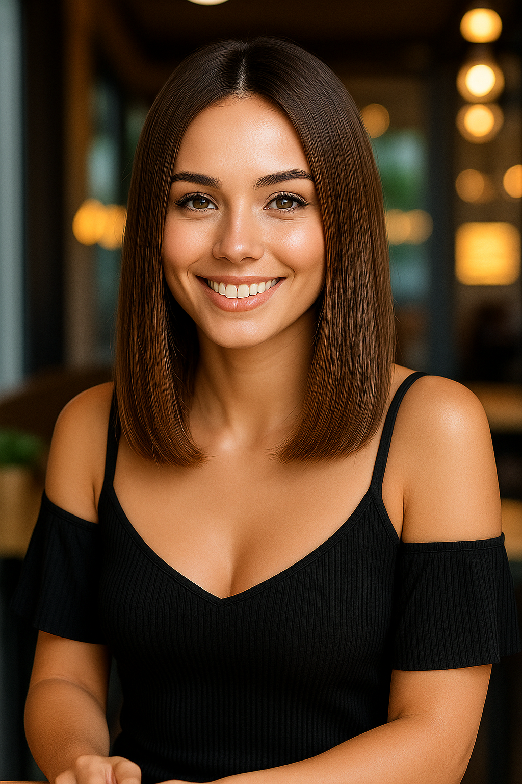 ANGELINA: Deep Part Lace Frontal Synthetic Wig