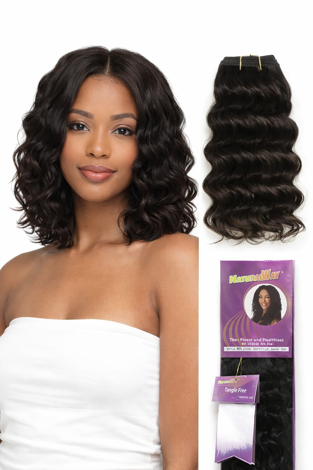 NaturalWay 100% Human Hair Yaki Loose Deep Weave (12") – Limited Stock