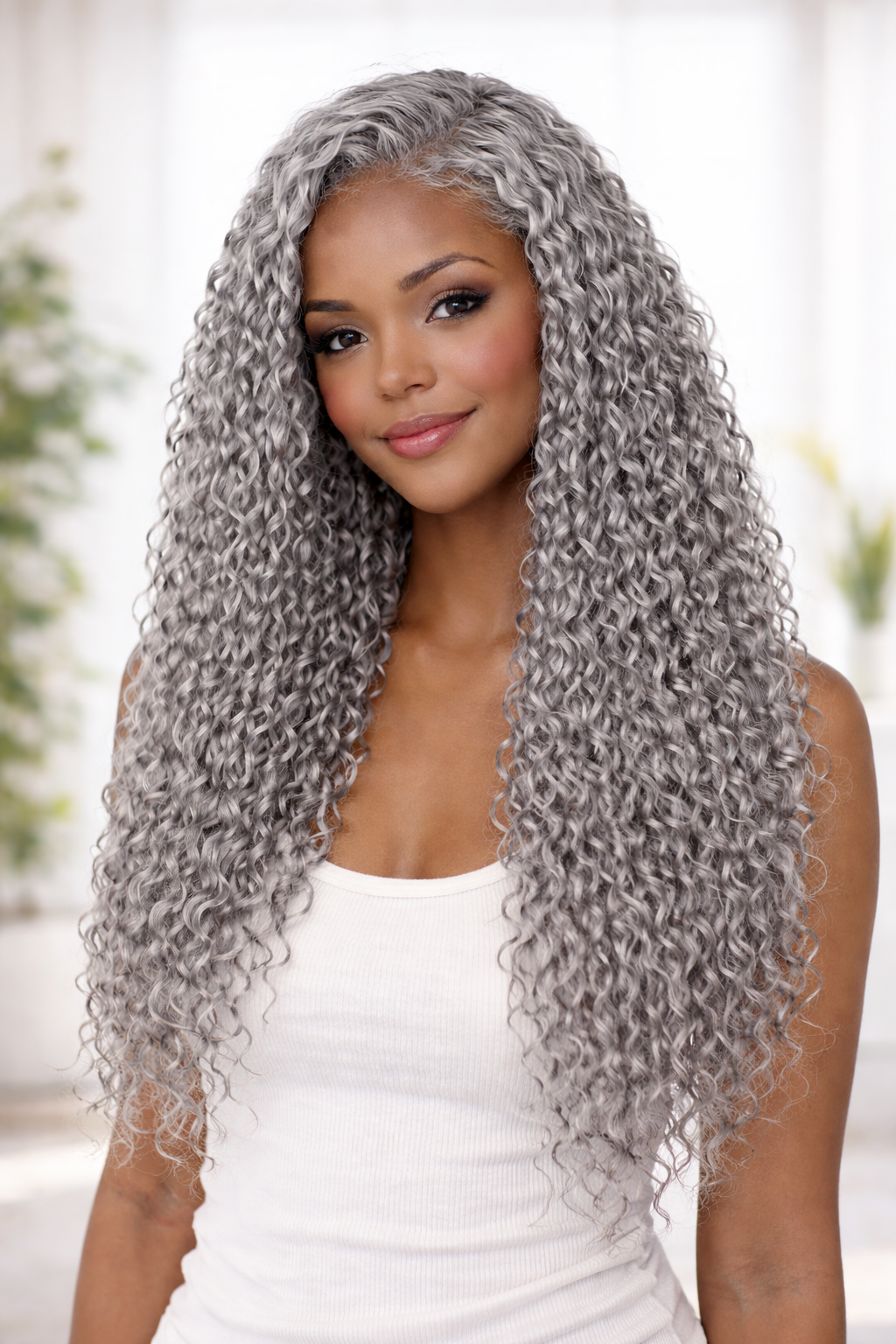 Synthetic 7PCS Clip in Water Wave 20" Extensions